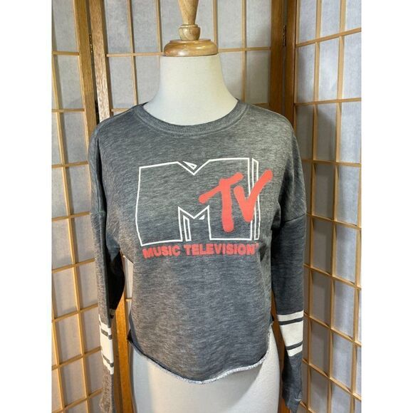 MTVâSmâCutoff Sweatshirtâ - Picture 7 of 14